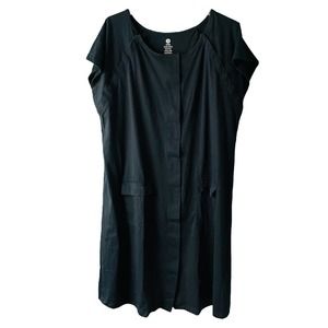 Kindred Bravely Womens Maternity Nursing Gown Lounge Dress Size XL-XXL Black